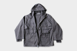 amachi. Double Layer Work Jacket - Stone Gray