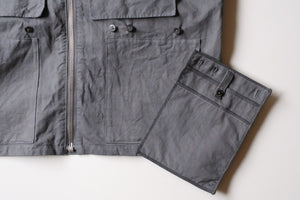 amachi. Double Layer Work Jacket - Stone Gray