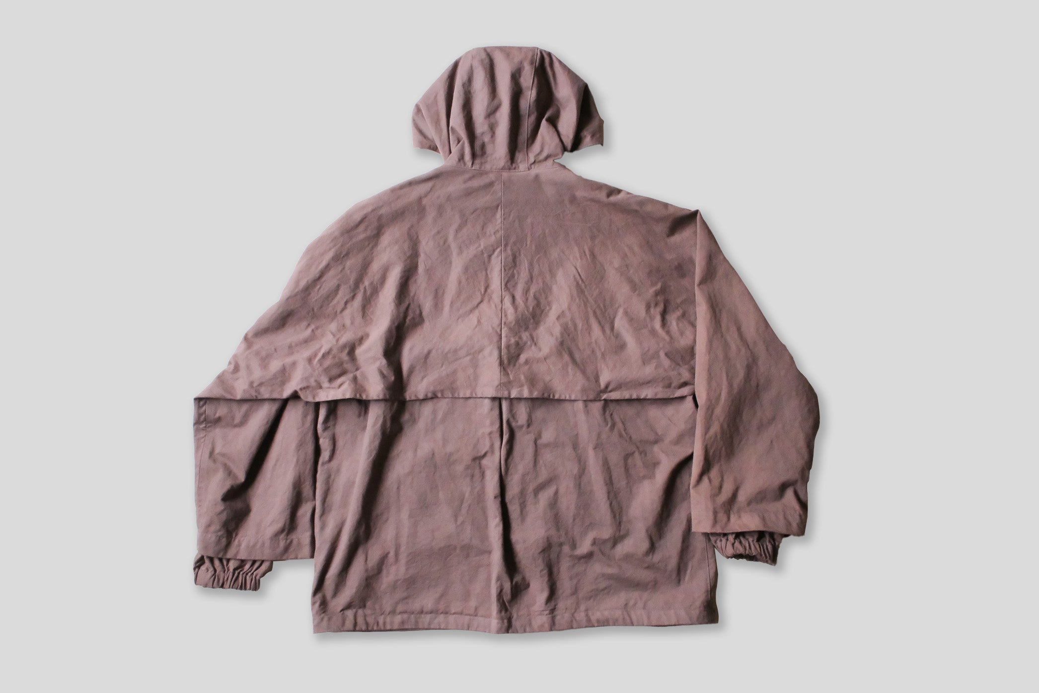 amachi. Double Layer Work Jacket - Deep Red Brown