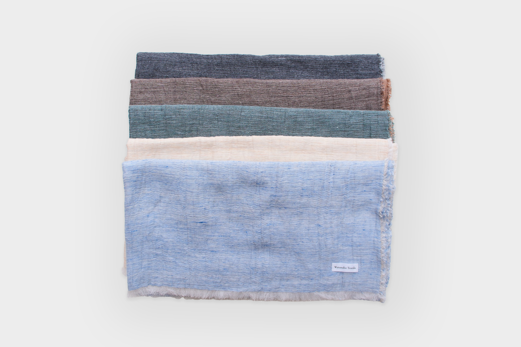 Watanabe Textile　napped blanket shawl linen