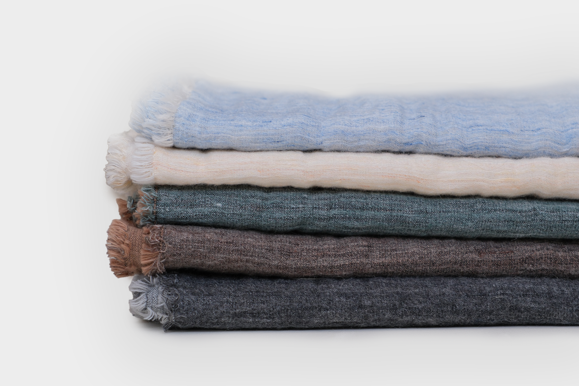 Watanabe Textile　napped blanket shawl linen