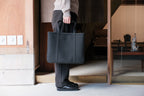 CHACOLI　Frame tote  BLK