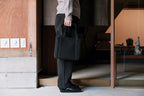 CHACOLI　Frame tote  BLK