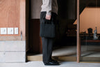 CHACOLI　Frame tote  BLK