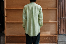 画像をギャラリービューアに読み込む, amachi. Side Slit Shirt Green
