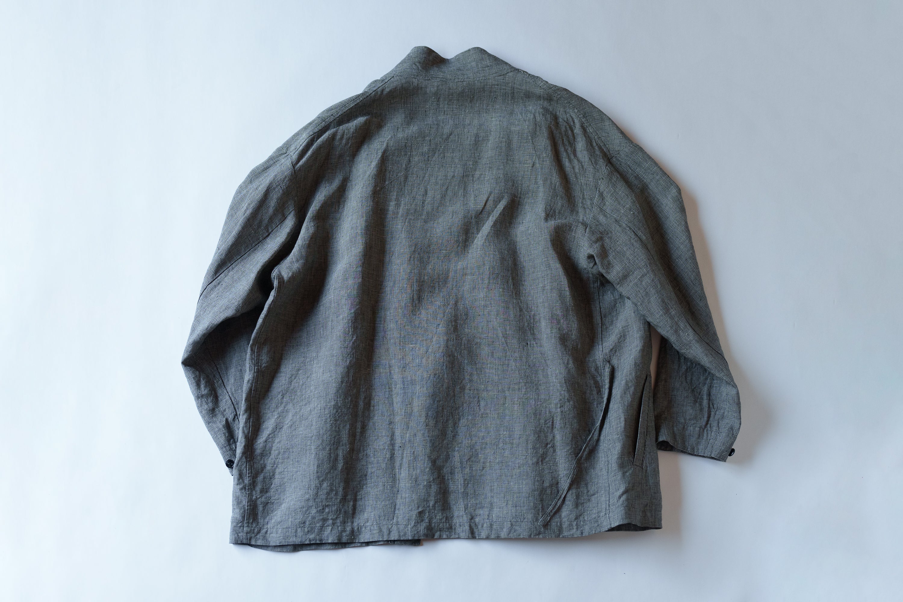 ARTS & SCIENCE Fake samue jacket - Mini hound's tooth check linen