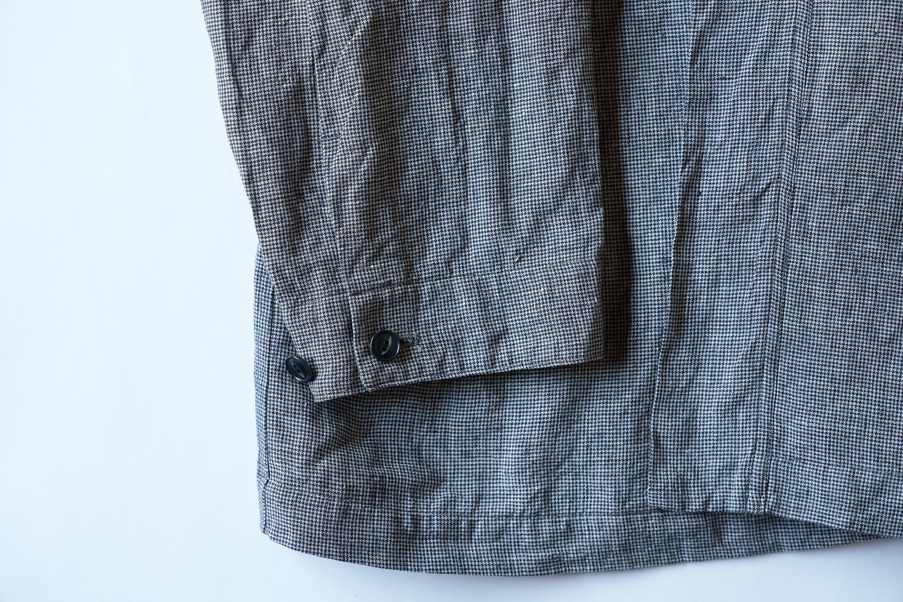 ARTS & SCIENCE Fake samue jacket - Mini hound's tooth check linen