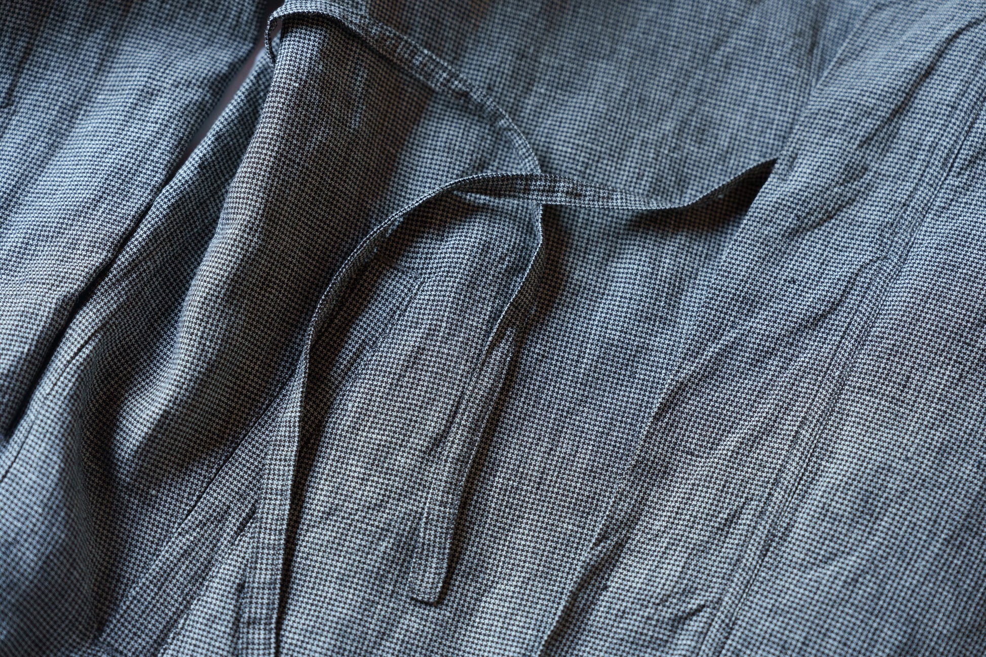 ARTS & SCIENCE Fake samue jacket - Mini hound's tooth check linen