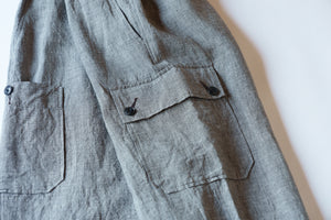 ARTS & SCIENCE Samue work pants - Mini hound's tooth check linen