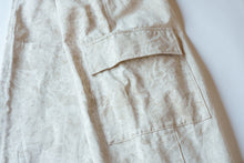 画像をギャラリービューアに読み込む, amachi. Double Knee Cargo Pants Suminagashi  - Off White×White Marble
